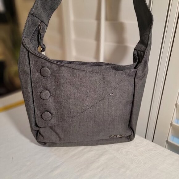 OGIO Brooklyn Crossbody Tablet Purse Dark Gray Shoulder Bag - Picture 2 of 13